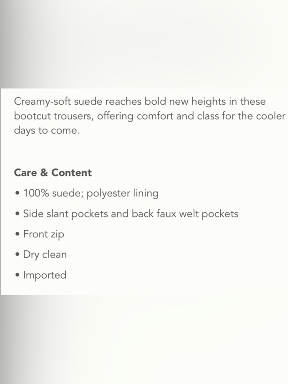 Anthropologie Burgundy Suede Flare Pants - NWT - Picture 3 of 13